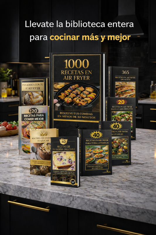 +1000 Recetas para Air Fryer: Comé Rico, Rápido y Sin Culpa Todos los Días